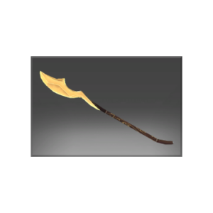 Autographed Spear of the Golden Mane