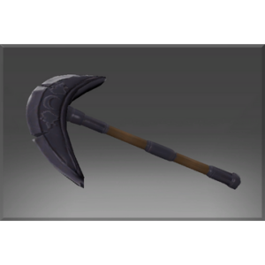 Auspicious Bloodmist Crescent Axe