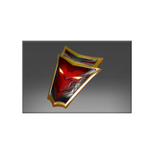 Auspicious Crimson Wyvern Shield