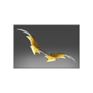 Auspicious Gilded Falcon Bow