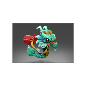 Auspicious Little Green Jade Dragon