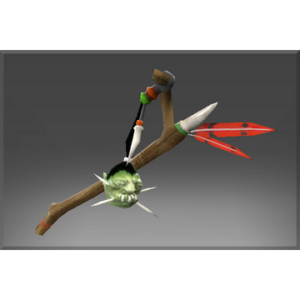 Auspicious Shrunken Head Staff