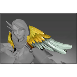 Auspicious Gilded Falcon Wings